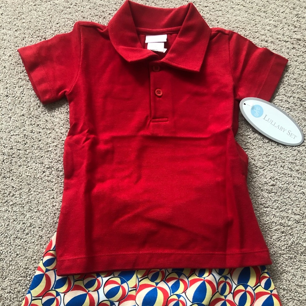 NWT Lullaby Set beach ball short set